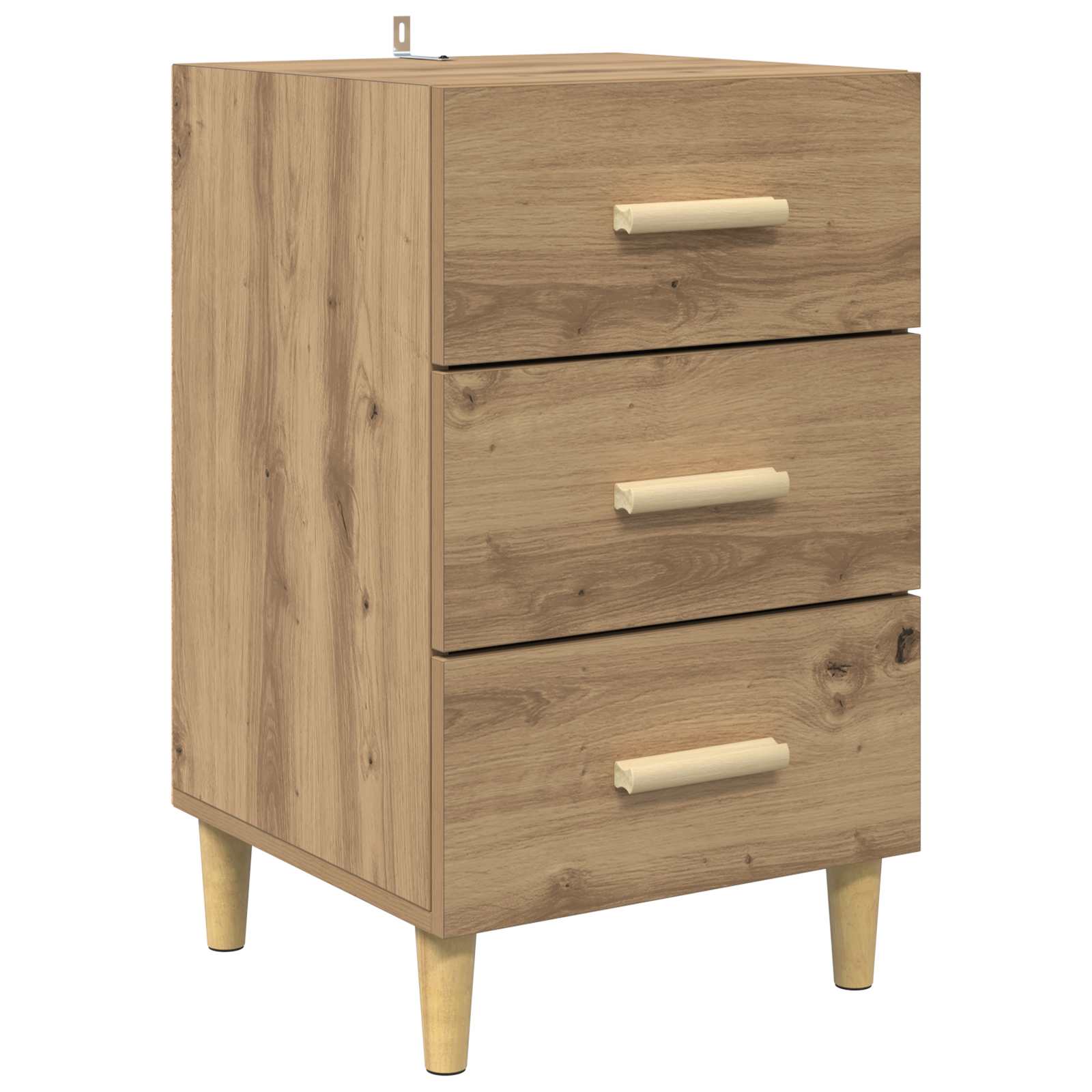 Κομοδίνο Artisan Oak 40 x 40 x 66 εκ. Επεξεργασμένο ξύλο - Pakobazaar