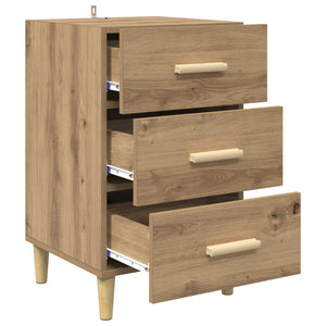 Κομοδίνο Artisan Oak 40 x 40 x 66 εκ. Επεξεργασμένο ξύλο - Pakobazaar