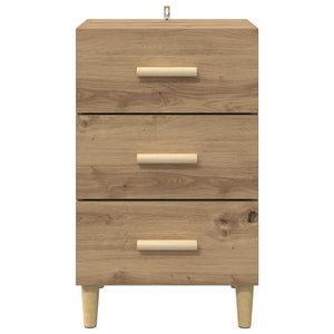 Κομοδίνο Artisan Oak 40 x 40 x 66 εκ. Επεξεργασμένο ξύλο - Pakobazaar