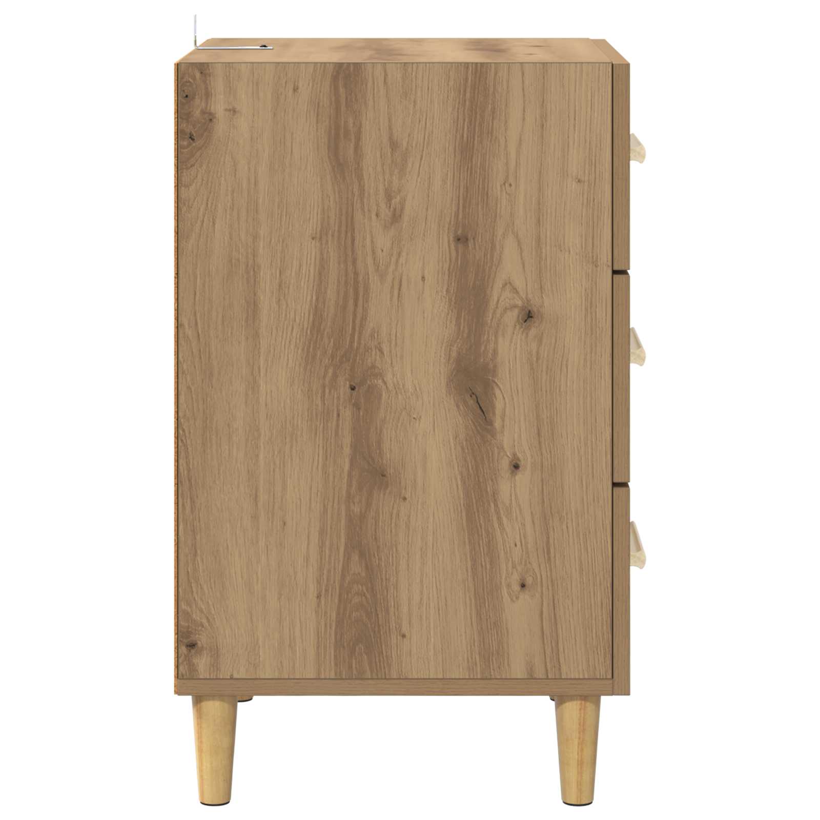 Κομοδίνο Artisan Oak 40 x 40 x 66 εκ. Επεξεργασμένο ξύλο - Pakobazaar