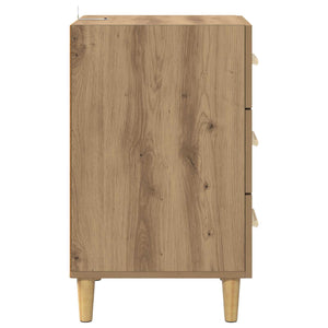 Κομοδίνο Artisan Oak 40 x 40 x 66 εκ. Επεξεργασμένο ξύλο - Pakobazaar
