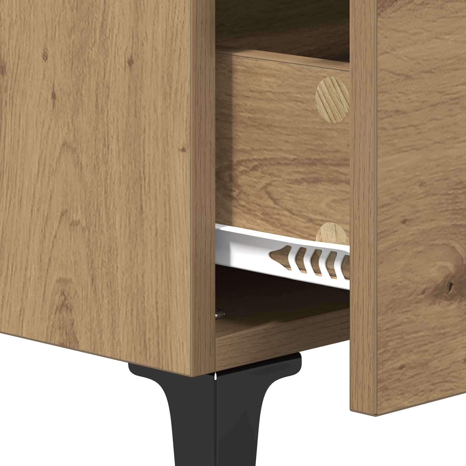Κομοδίνο Artisan Oak 40 x 40.5 x 66 εκ Επεξεργασμένο ξύλο - Pakobazaar