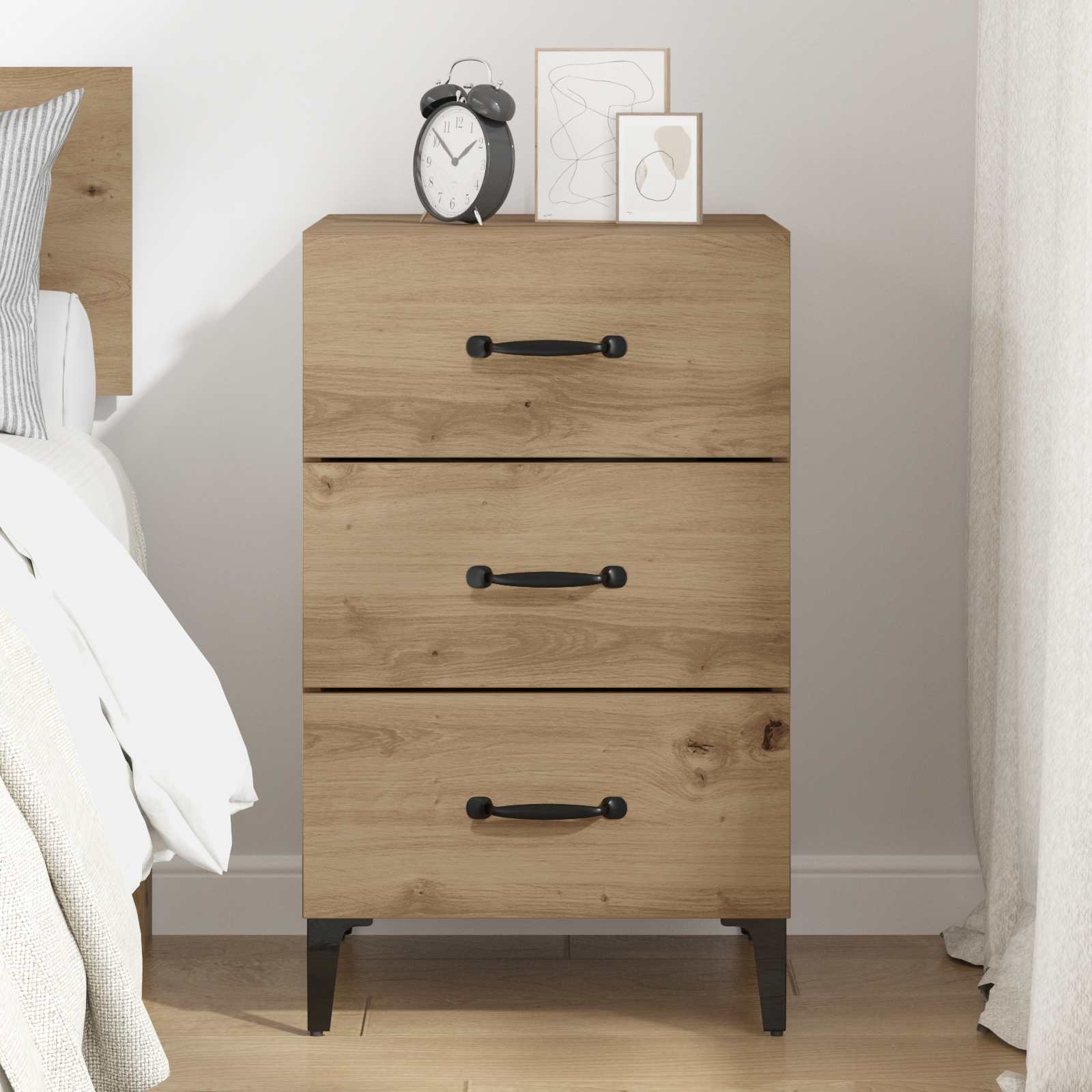 Κομοδίνο Artisan Oak 40 x 40.5 x 66 εκ Επεξεργασμένο ξύλο - Pakobazaar