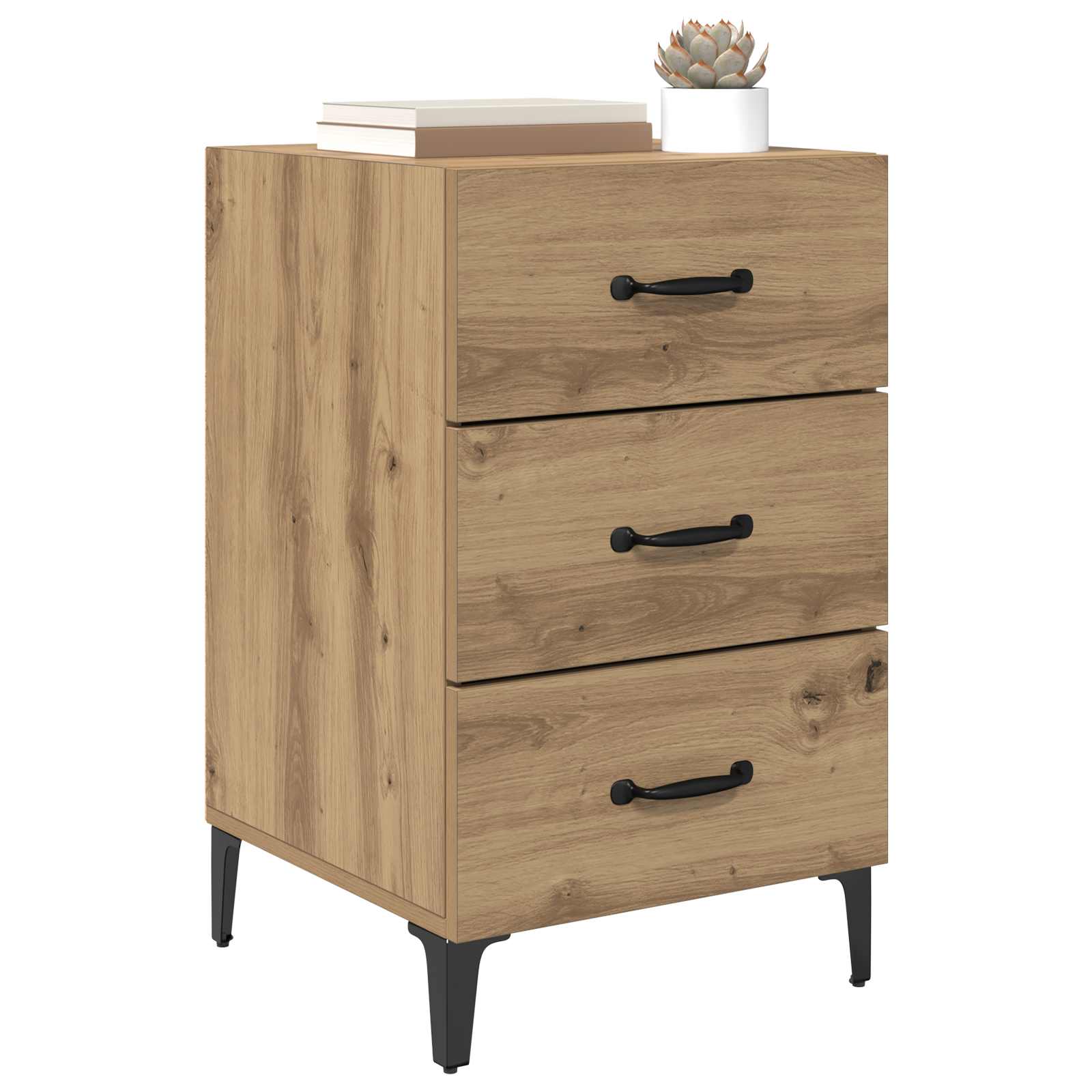 Κομοδίνο Artisan Oak 40 x 40.5 x 66 εκ Επεξεργασμένο ξύλο - Pakobazaar