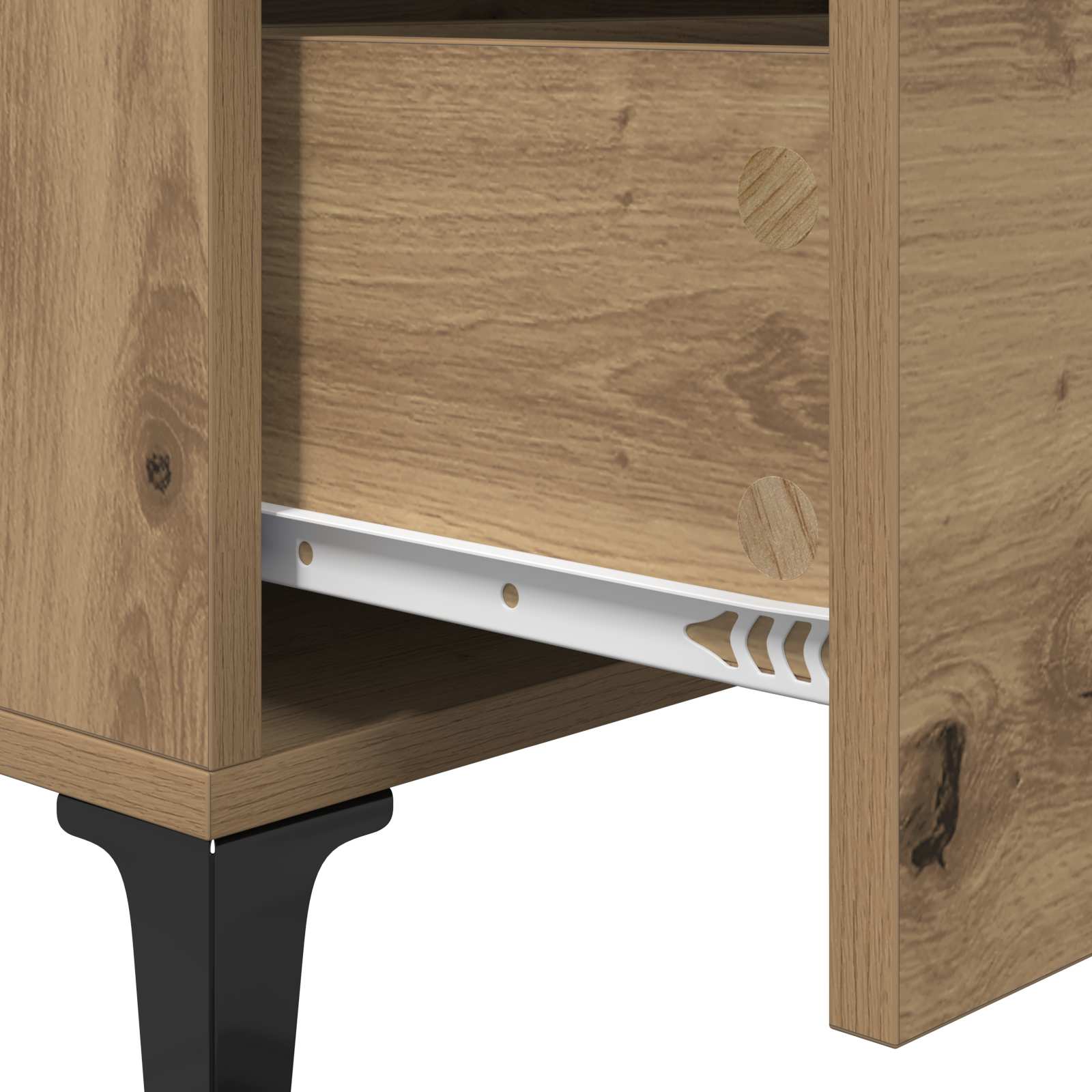Πλαϊνό γραφείο με συρτάρι Artisan Oak 69,5 x 34 x 90 εκ. - Pakobazaar