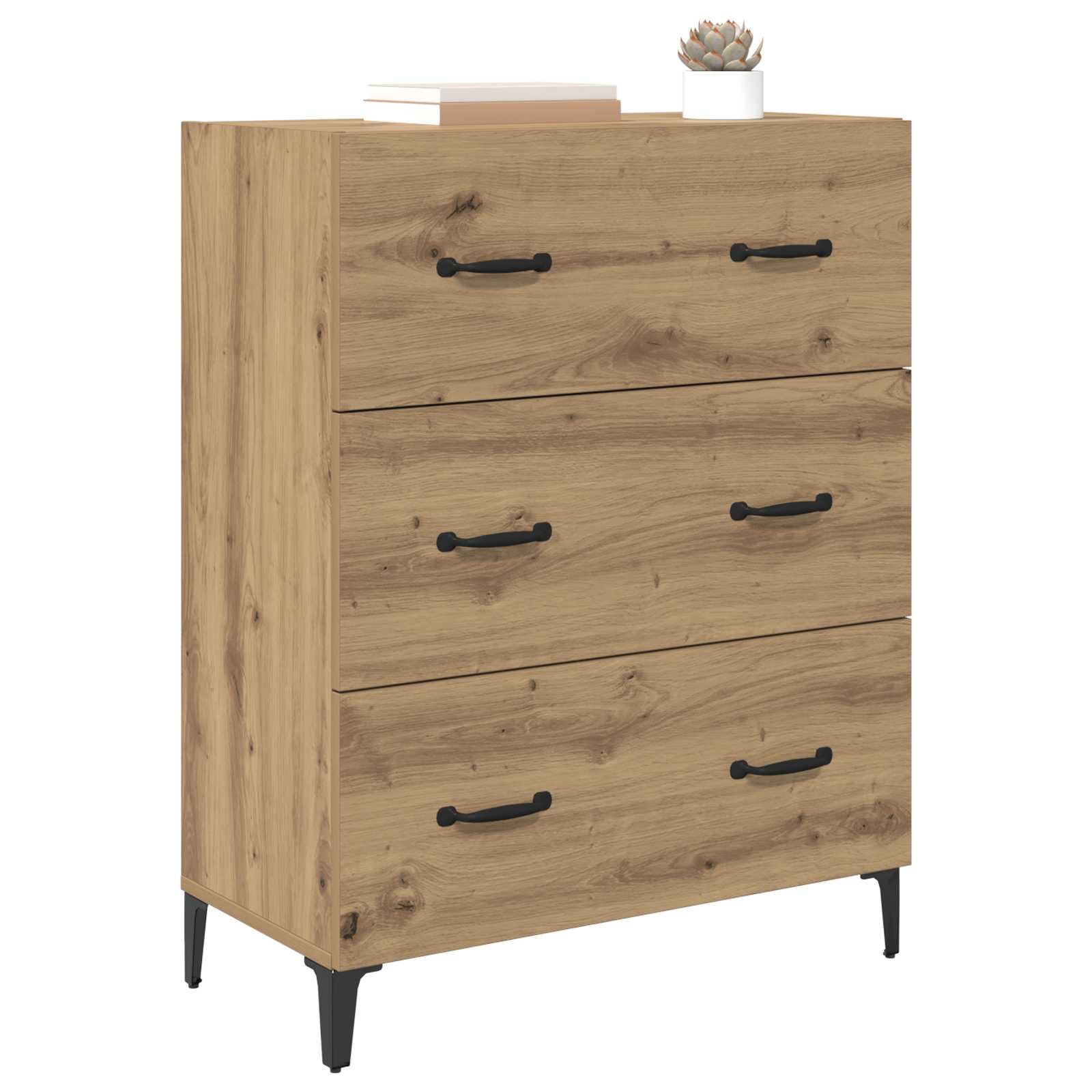 Πλαϊνό γραφείο με συρτάρι Artisan Oak 69,5 x 34 x 90 εκ. - Pakobazaar