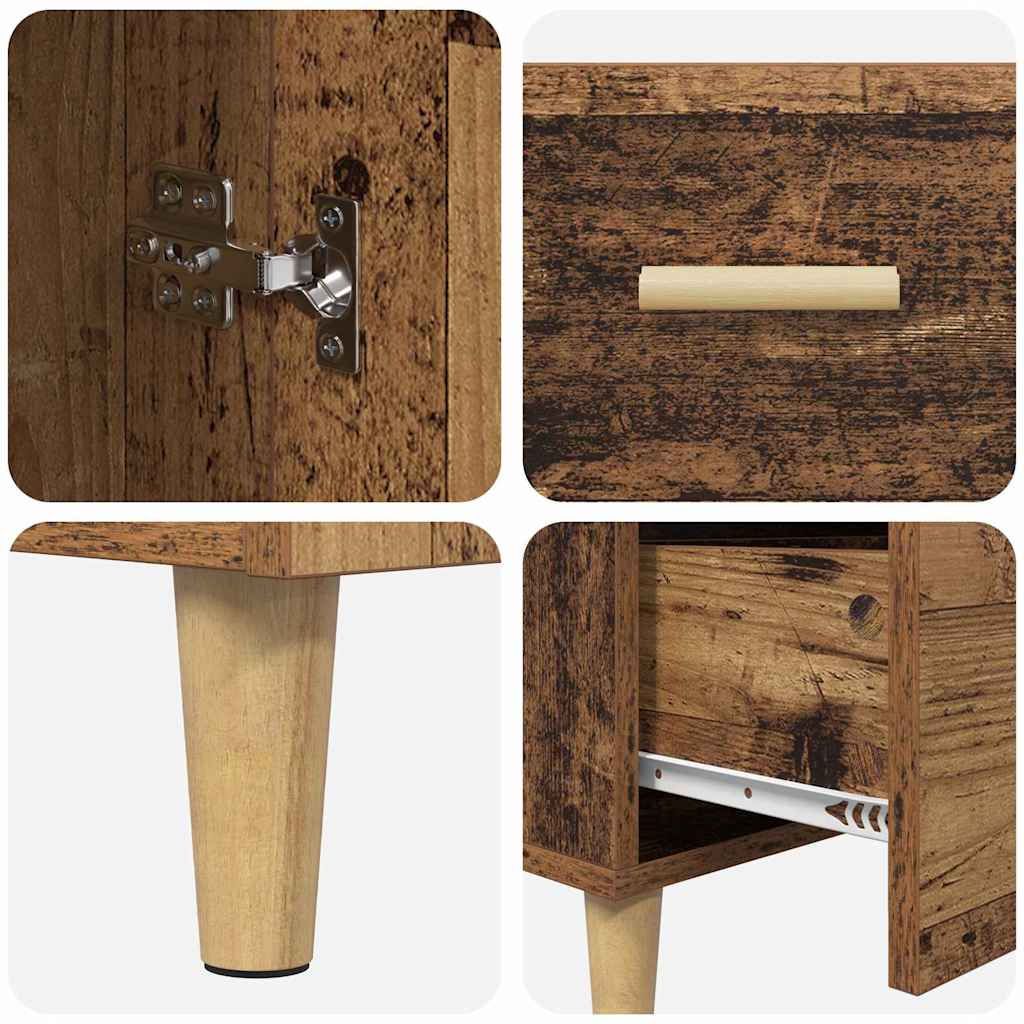 Πλαϊνό γραφείο Παλαιό ξύλο 34 x 69.5 x 90 εκ Επεξεργασμένο ξύλο - Pakobazaar