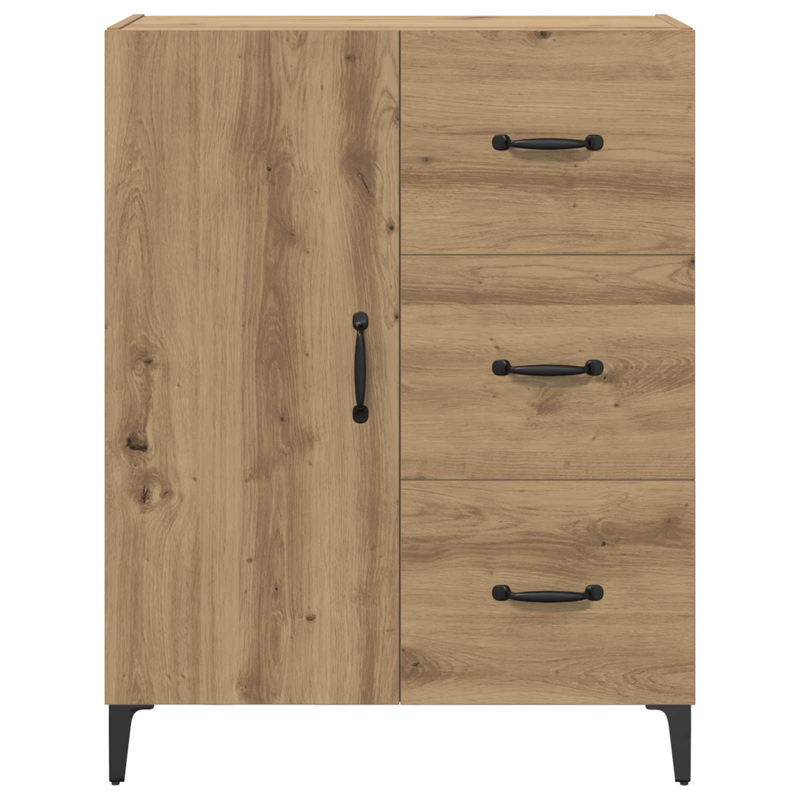 Πλαϊνό γραφείο με συρτάρι Artisan Oak 69,5 x 34 x 90 εκ. - Pakobazaar