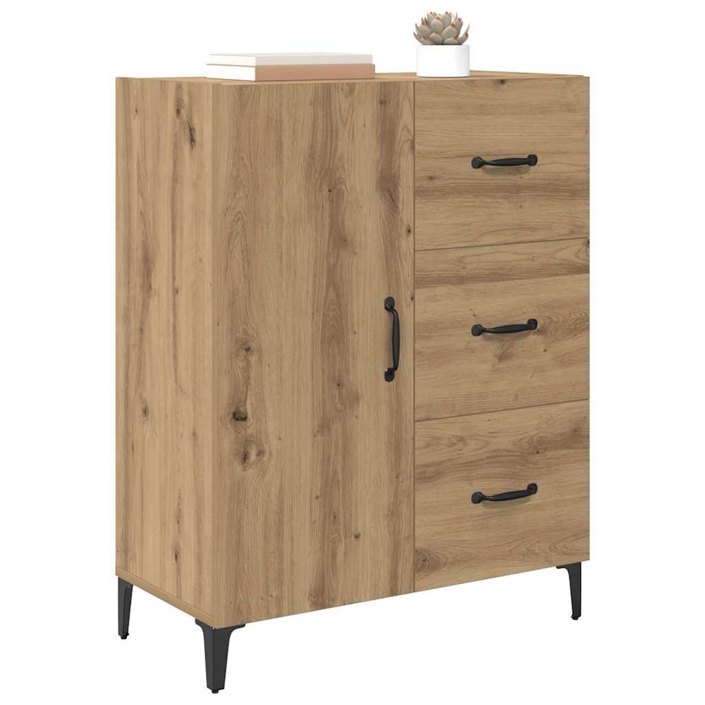 Πλαϊνό γραφείο με συρτάρι Artisan Oak 69,5 x 34 x 90 εκ. - Pakobazaar