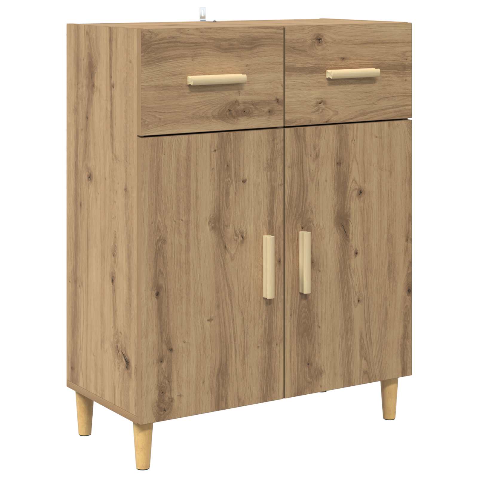 Πλαϊνό γραφείο με συρτάρι artisan δρυς 34 x 69.5 x 89 εκ - Pakobazaar
