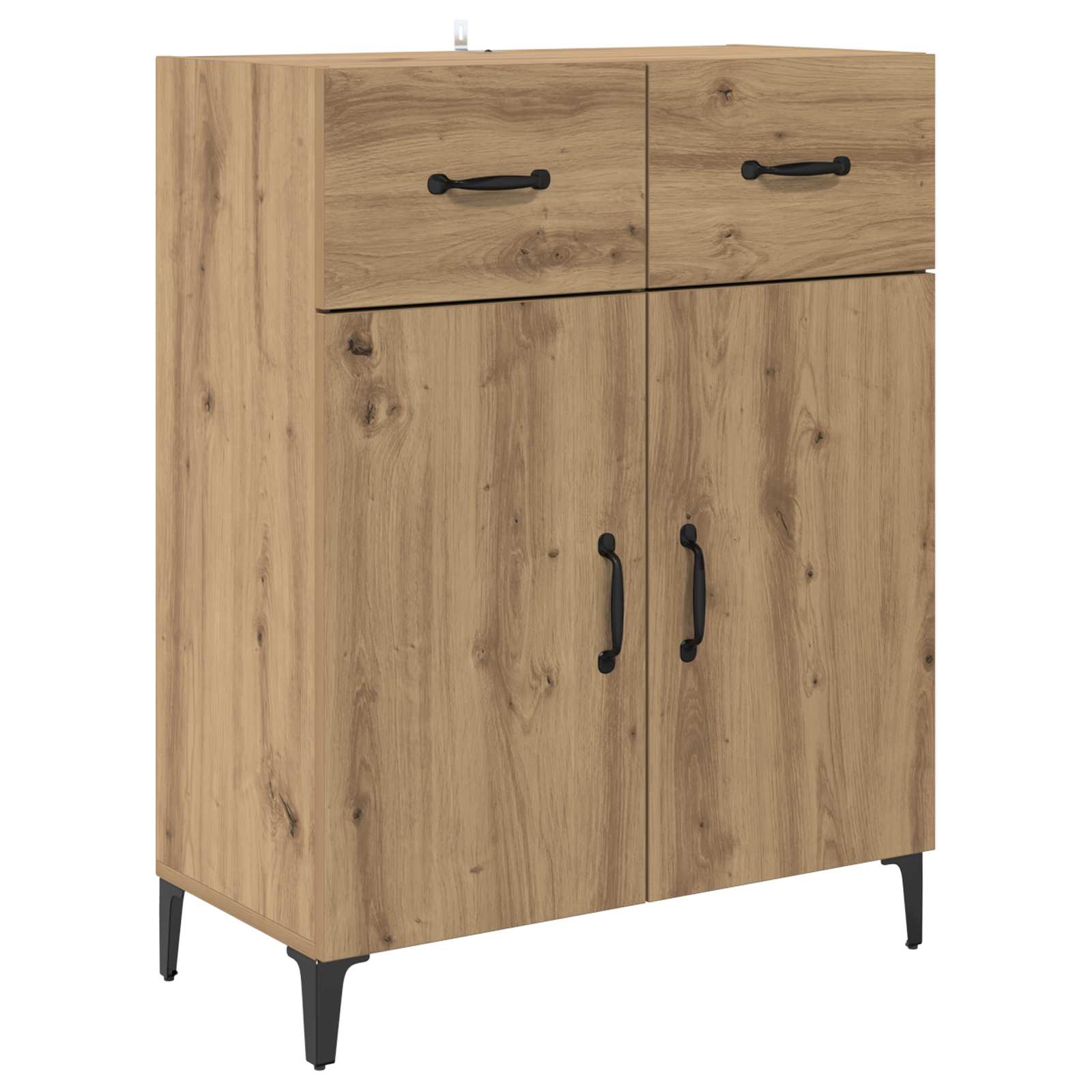 Πλαϊνό γραφείο με συρτάρι Artisan Oak 69,5 x 34 x 90 εκ. - Pakobazaar