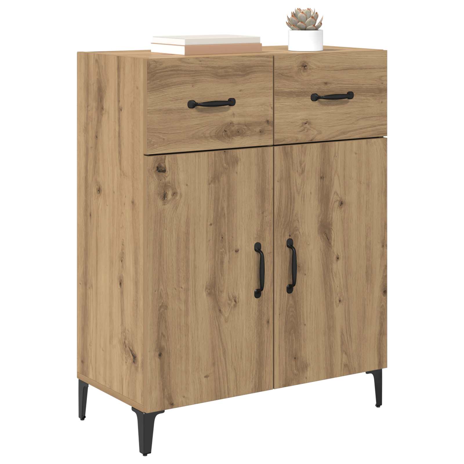 Πλαϊνό γραφείο με συρτάρι Artisan Oak 69,5 x 34 x 90 εκ. - Pakobazaar