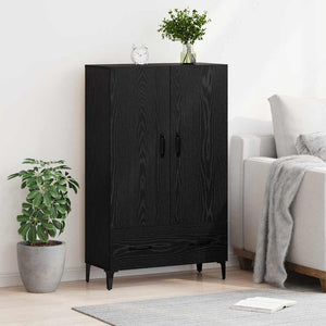 Highboard με συρτάρι Μαύρη Οξυά 70 x 31 x 115 εκ - Pakobazaar