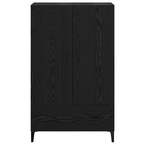 Highboard με συρτάρι Μαύρη Οξυά 70 x 31 x 115 εκ - Pakobazaar