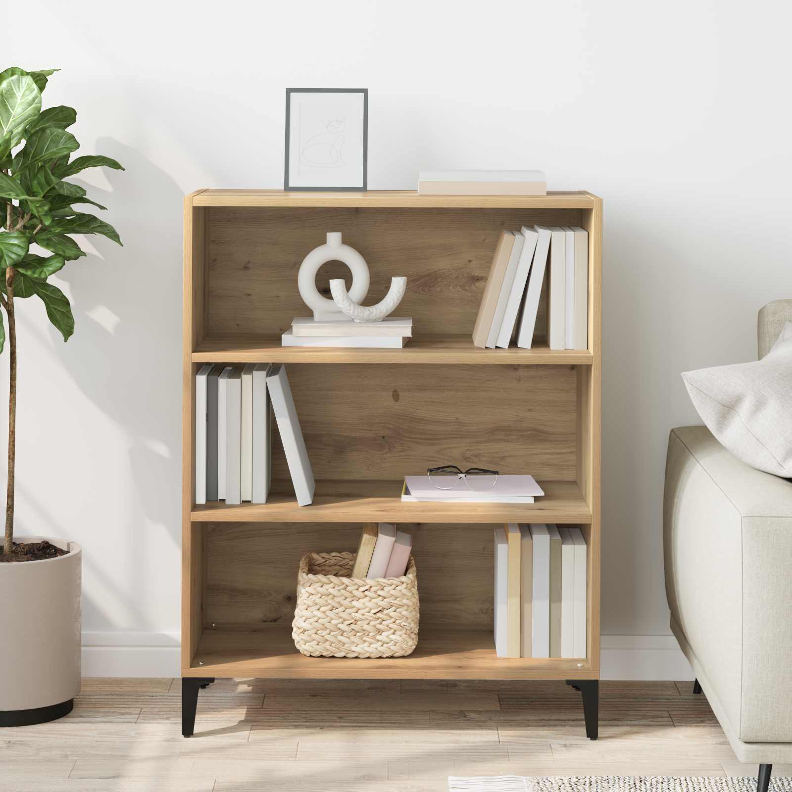 Πλαϊνό γραφείο Artisan Oak 69,5 x 32,5 x 90 εκ - Pakobazaar