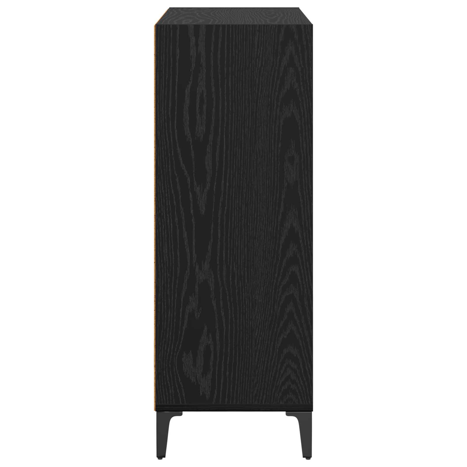 Πλαϊνό γραφείο Μαύρη Οξυά 69,5 x 32,5 x 90 εκ - Pakobazaar