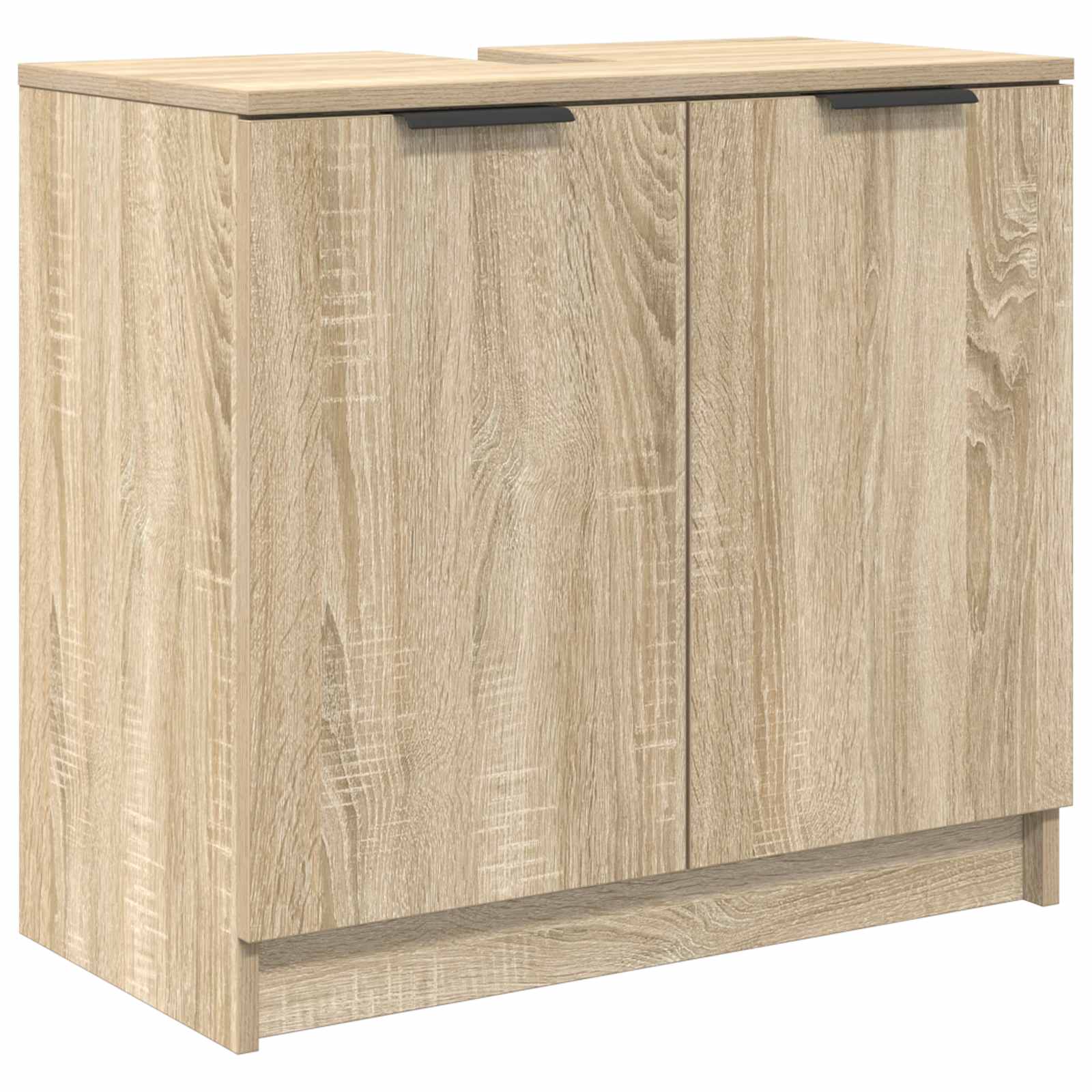 Ντουλάπι Μπάνιου με αποθήκευση Δρύς Sonoma 64,5 x 33,5 x 59 εκ. - Pakobazaar