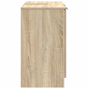 Ντουλάπι Μπάνιου με αποθήκευση Δρύς Sonoma 64,5 x 33,5 x 59 εκ. - Pakobazaar