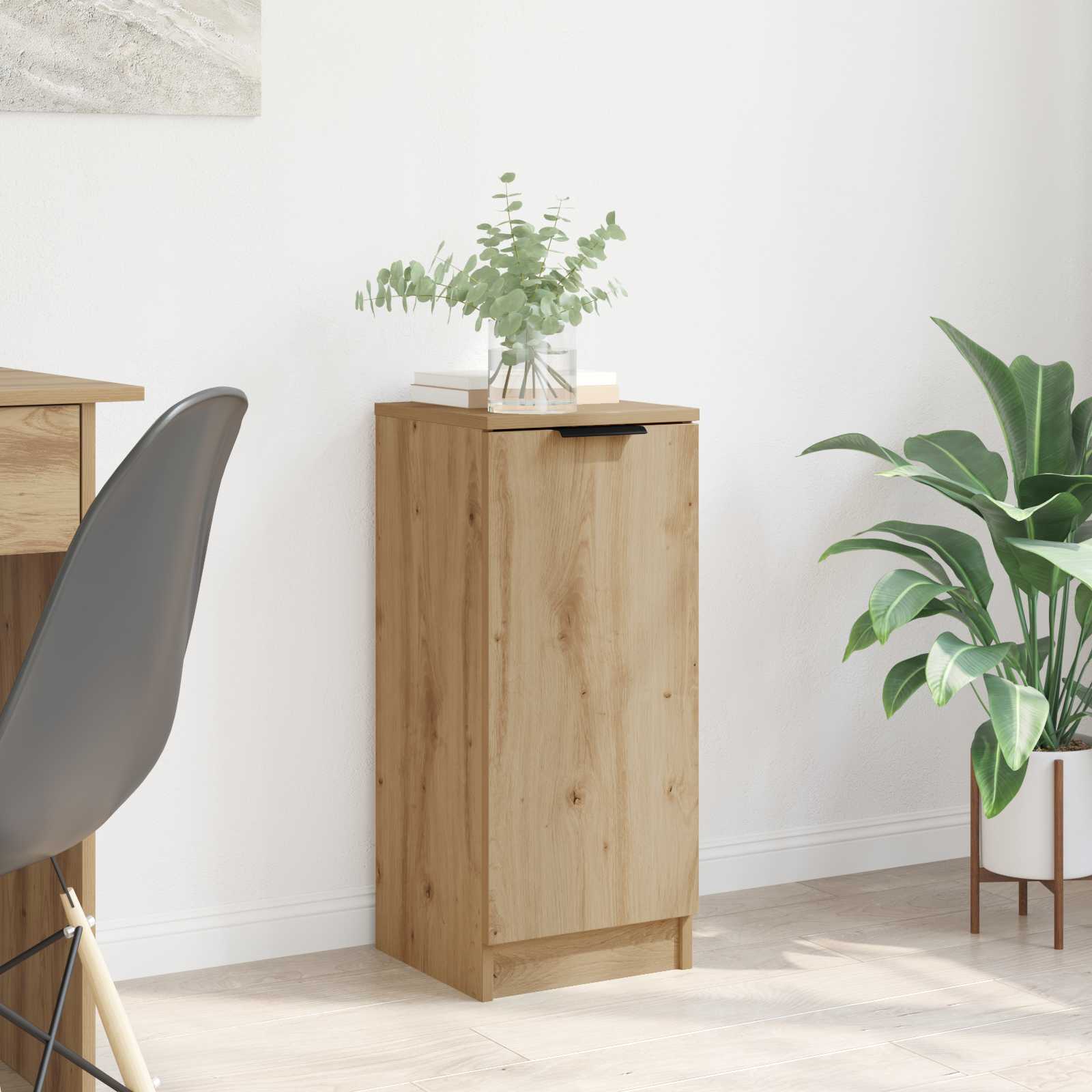 Πλαϊνό γραφείο Artisan Oak 30 x 30 x 70 εκ. Επεξεργασμένο ξύλο - Pakobazaar