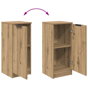 Πλαϊνό γραφείο Artisan Oak 30 x 30 x 70 εκ. Επεξεργασμένο ξύλο - Pakobazaar