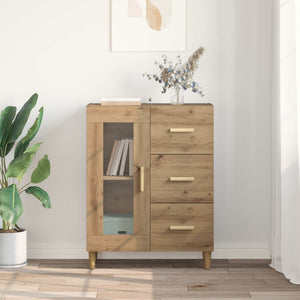 Πλαϊνό γραφείο με συρτάρι Artisan Oak 69,5 x 34 x 90 εκ. - Pakobazaar
