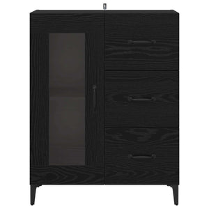 Πλαϊνό γραφείο με συρτάρι Μαύρη Οξυά 69,5 x 34 x 90 εκ. - Pakobazaar