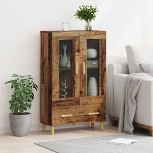 Highboard Παλιό Ξύλο 70 x 31 x 115 εκ Επεξεργασμένο Ξύλο