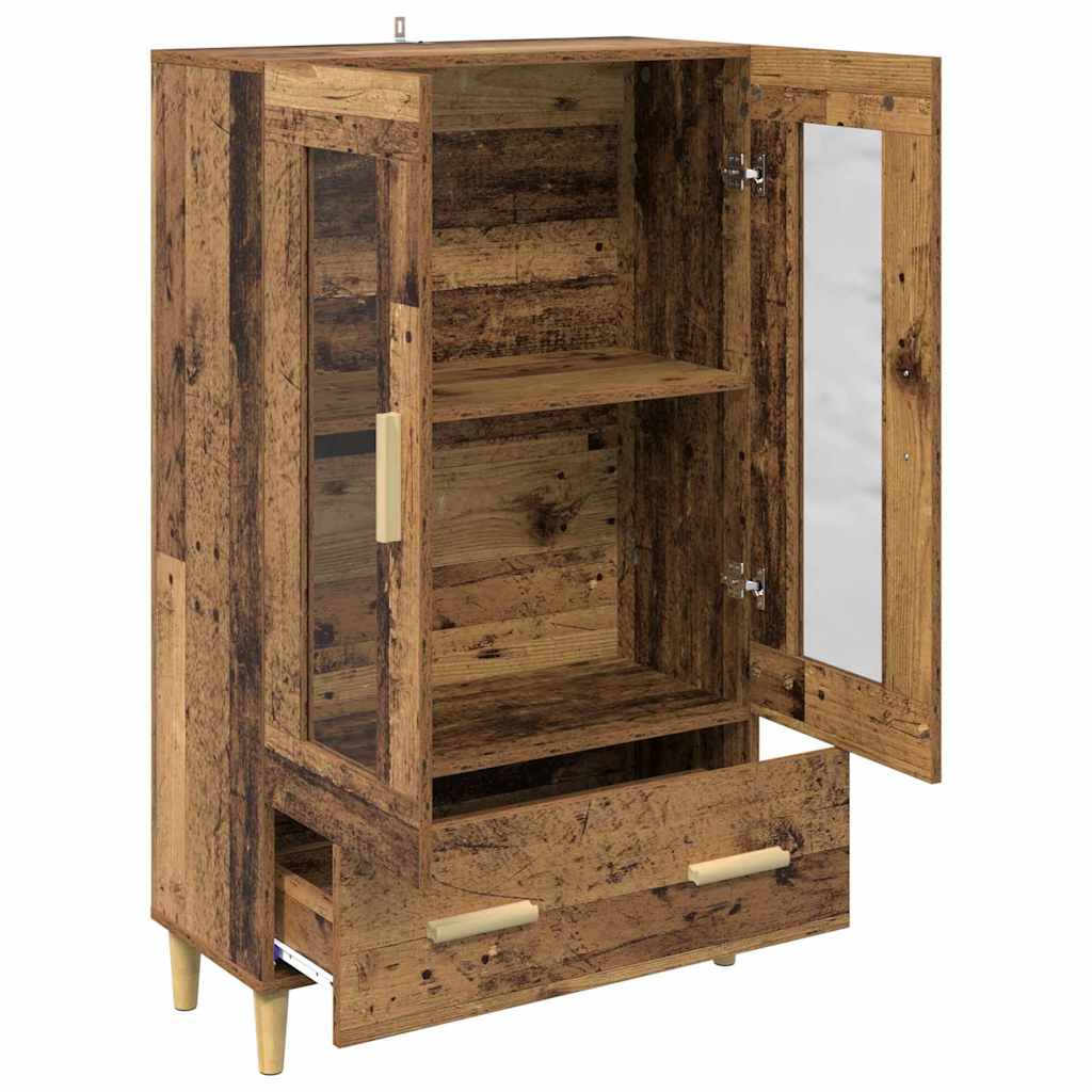 Highboard Παλιό Ξύλο 70 x 31 x 115 εκ Επεξεργασμένο ξύλο