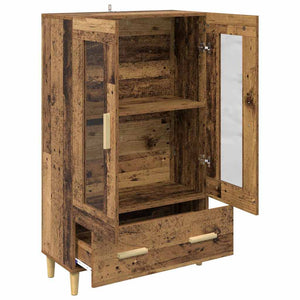 Highboard Παλιό Ξύλο 70 x 31 x 115 εκ Επεξεργασμένο Ξύλο