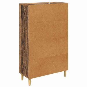 Highboard Παλιό Ξύλο 70 x 31 x 115 εκ Επεξεργασμένο Ξύλο
