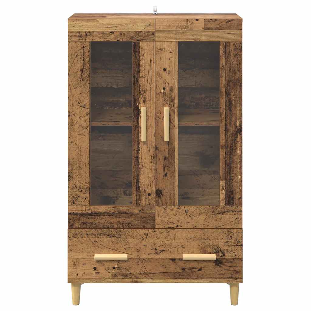Highboard Παλιό Ξύλο 70 x 31 x 115 εκ Επεξεργασμένο ξύλο