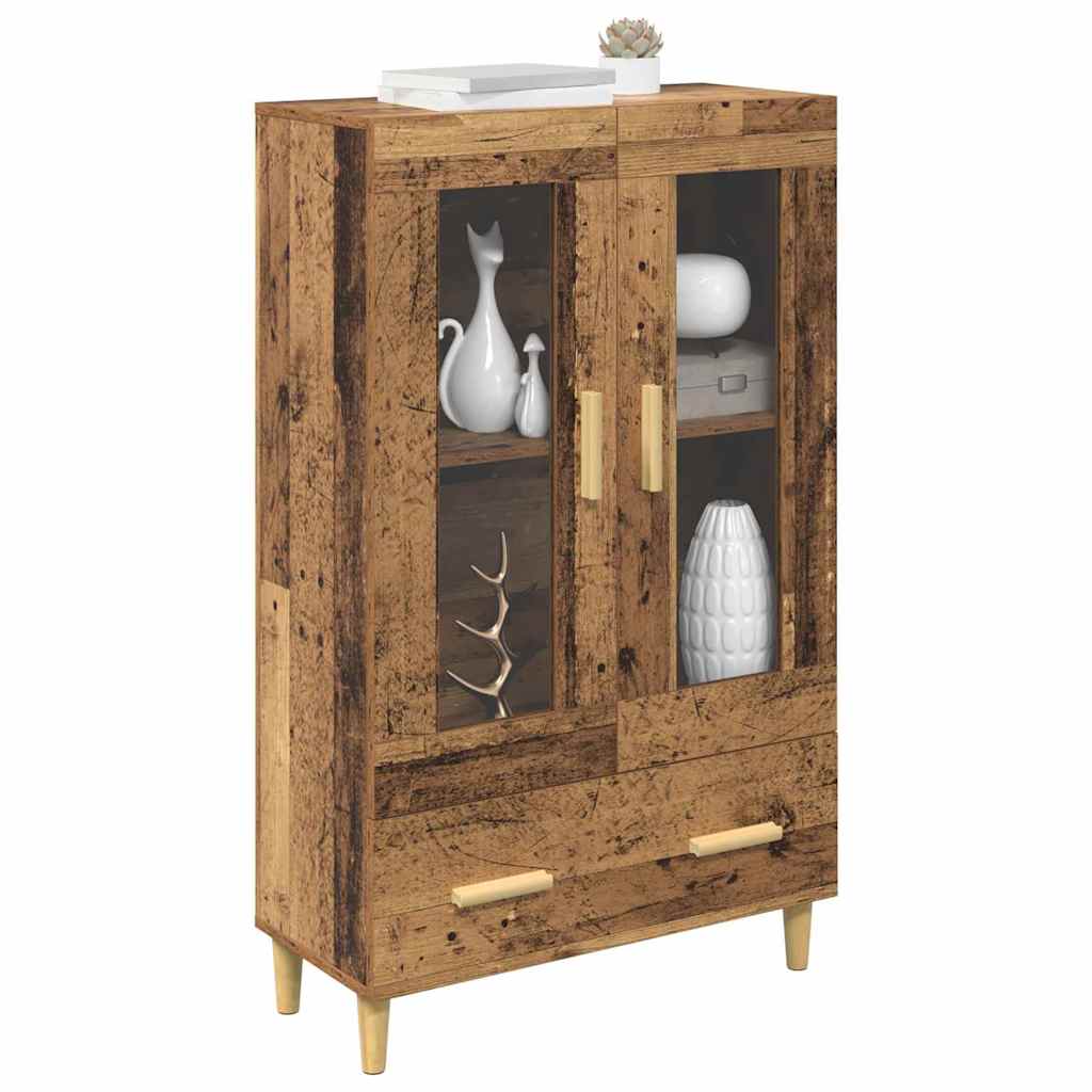 Highboard Παλιό Ξύλο 70 x 31 x 115 εκ Επεξεργασμένο ξύλο