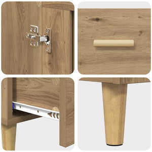 Highboard Artisan Oak 70 x 31 x 115 εκ Επεξεργασμένο ξύλο - Pakobazaar