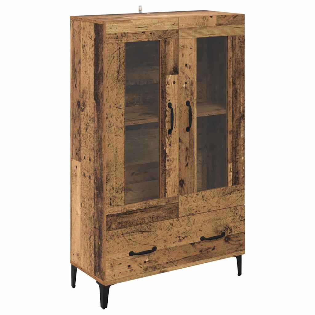 Highboard με συρτάρι Παλιό Ξύλο 70 x 31 x 115 εκ - Pakobazaar