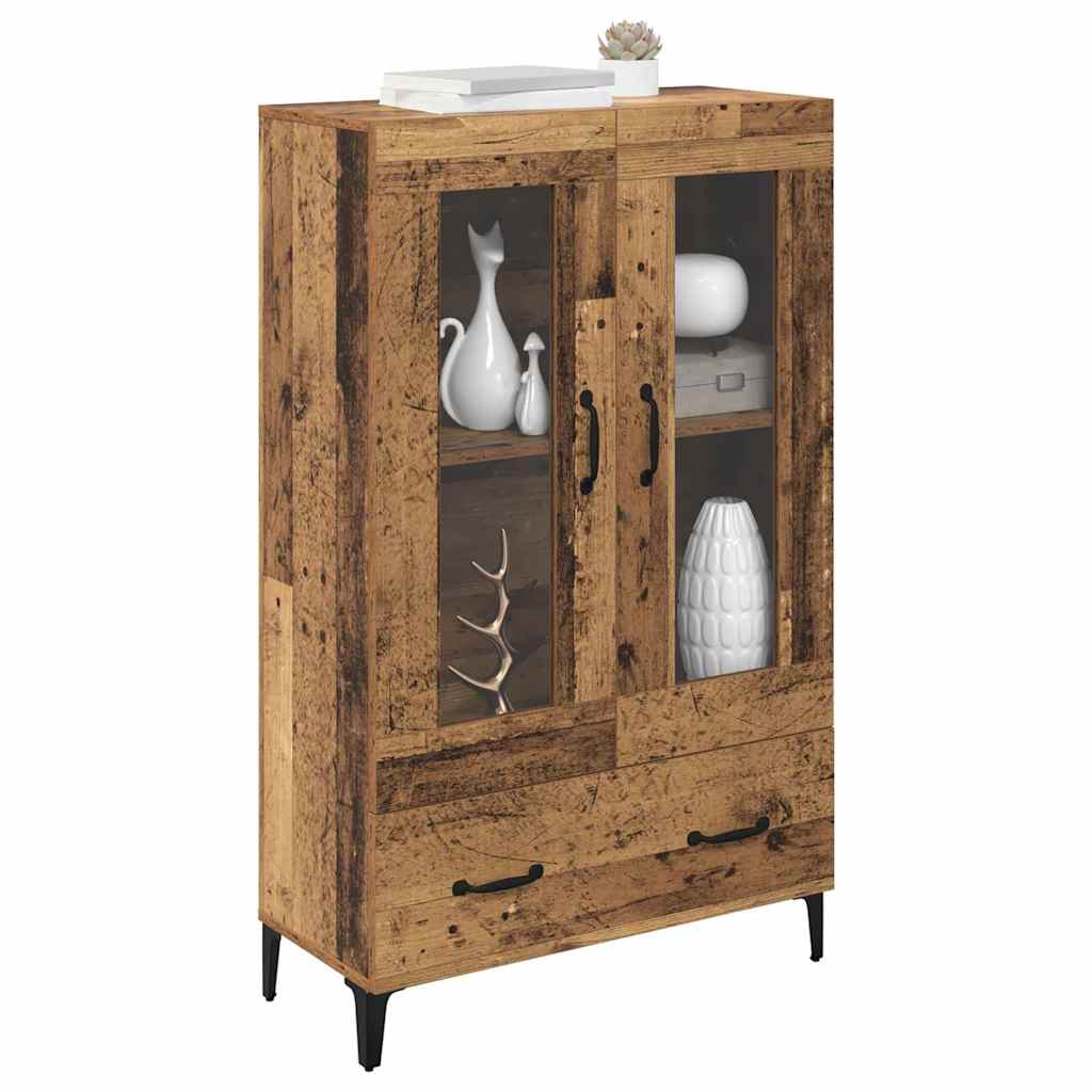 Highboard με συρτάρι Παλιό Ξύλο 70 x 31 x 115 εκ - Pakobazaar