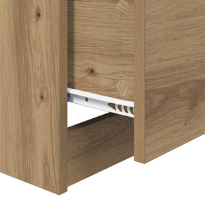 Κομοδίνο Artisan Oak 40 x 40 x 63 εκ. Επεξεργασμένο ξύλο - Pakobazaar