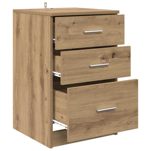 Κομοδίνο Artisan Oak 40 x 40 x 63 εκ. Επεξεργασμένο ξύλο - Pakobazaar