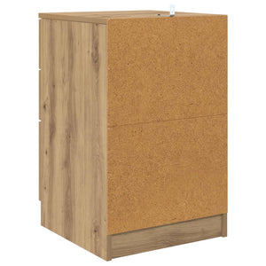 Κομοδίνο Artisan Oak 40 x 40 x 63 εκ. Επεξεργασμένο ξύλο - Pakobazaar