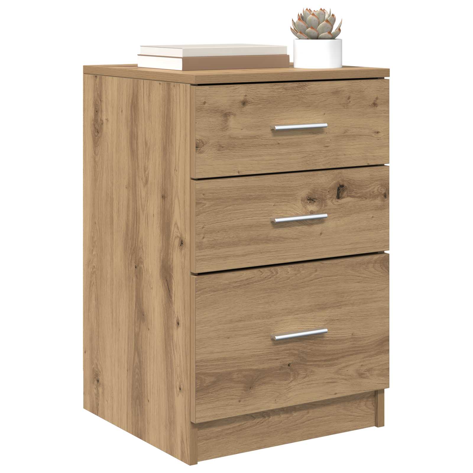 Κομοδίνο Artisan Oak 40 x 40 x 63 εκ. Επεξεργασμένο ξύλο - Pakobazaar