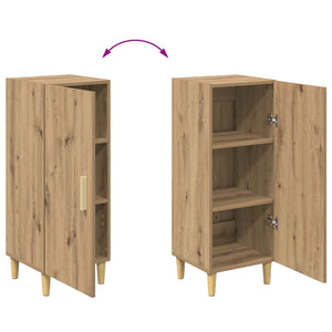 Πλαϊνό γραφείο Επιτοίχιο Artisan Oak 34,5 x 34 x 90 εκ. - Pakobazaar
