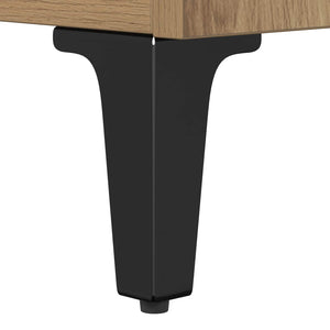 Πλαϊνό γραφείο Επιτοίχιο Artisan Oak 34,5 x 34 x 90 εκ. - Pakobazaar