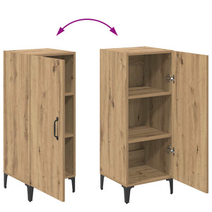 Πλαϊνό γραφείο Επιτοίχιο Artisan Oak 34,5 x 34 x 90 εκ. - Pakobazaar
