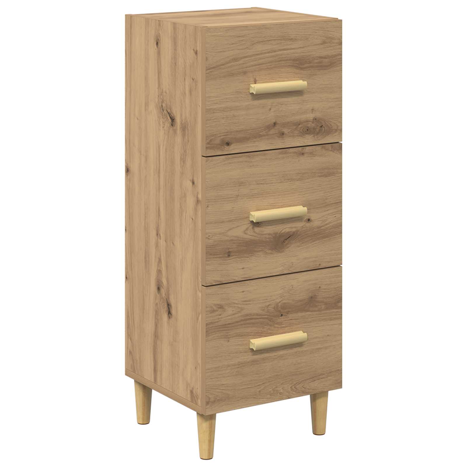 Πλαϊνό γραφείο με συρτάρι artisan δρυς 34,5 x 34 x 90 εκ. - Pakobazaar
