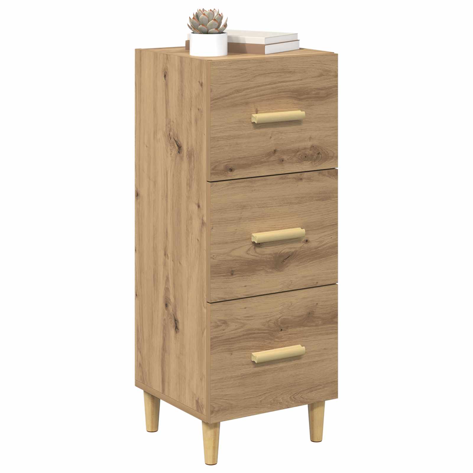 Πλαϊνό γραφείο με συρτάρι artisan δρυς 34,5 x 34 x 90 εκ. - Pakobazaar