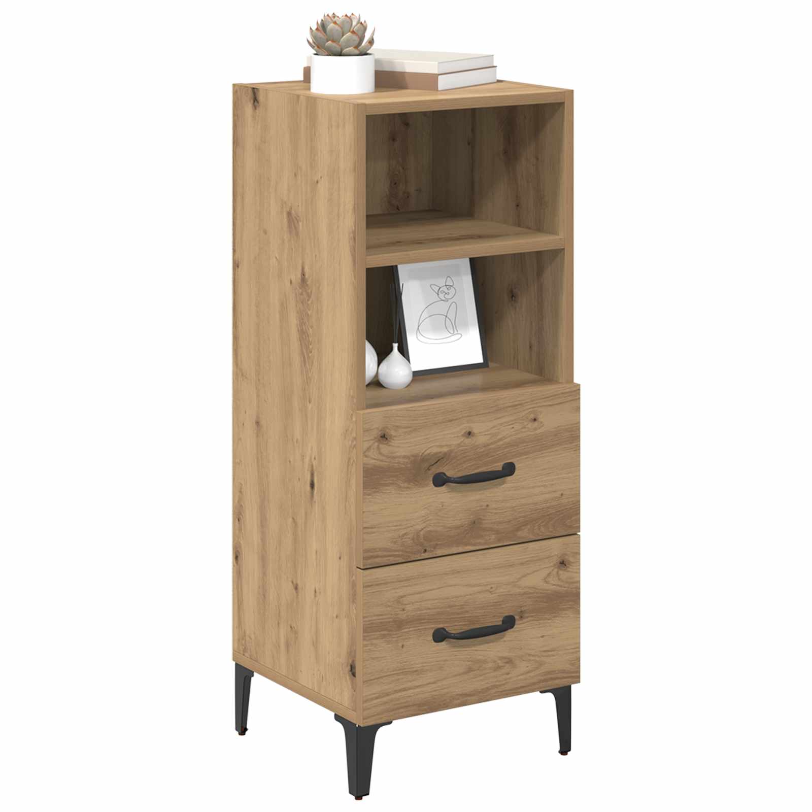 Πλαϊνό γραφείο artisan δρυς 34 x 34.5 x 90 εκ - Pakobazaar