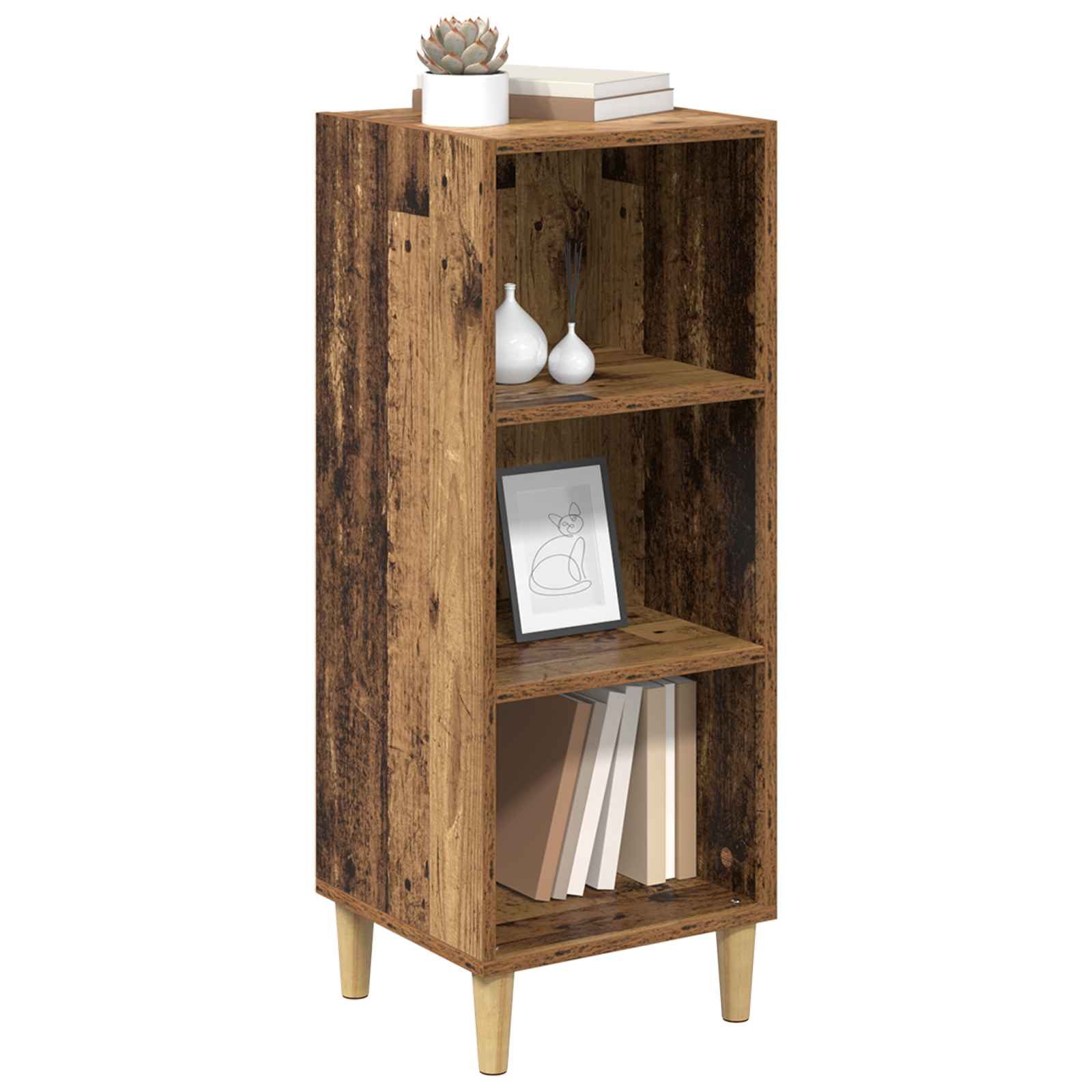 Πλαϊνό γραφείο Παλιό ξύλο 34,5 x 32,5 x 90 εκ. - Pakobazaar