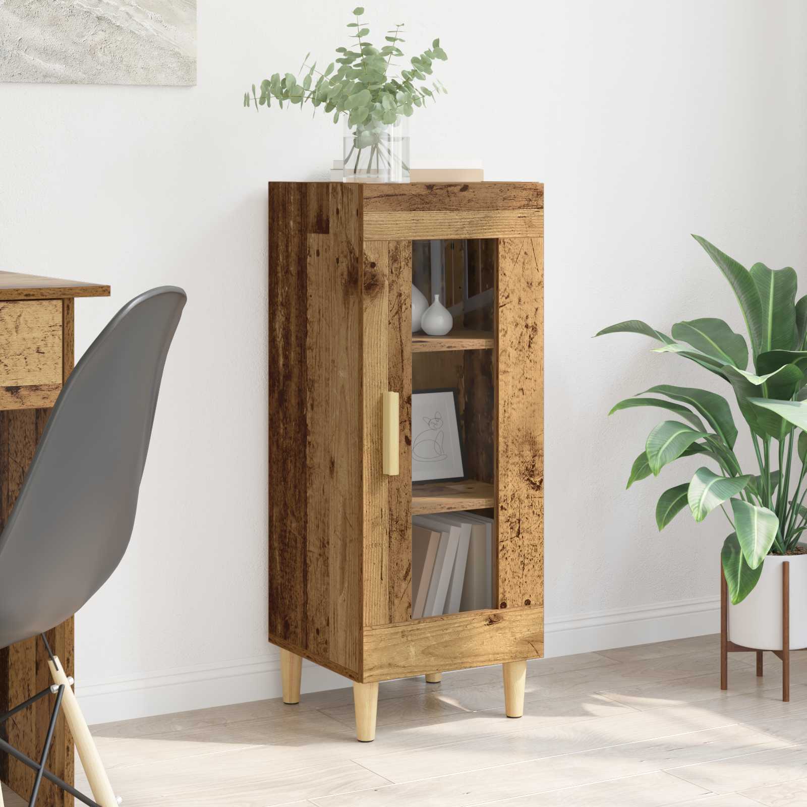 Πλαϊνό γραφείο Παλιό ξύλο 34.5 x 32.5 x 90 εκ. - Pakobazaar
