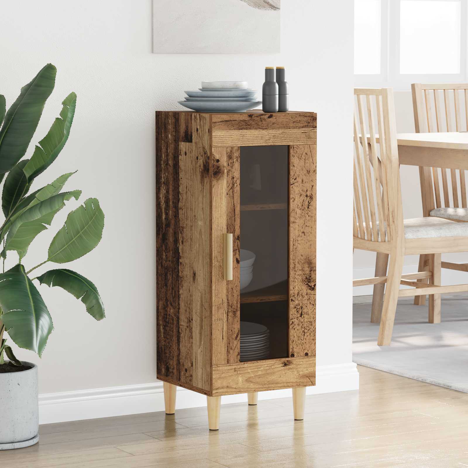 Πλαϊνό γραφείο Παλιό ξύλο 34.5 x 32.5 x 90 εκ. - Pakobazaar