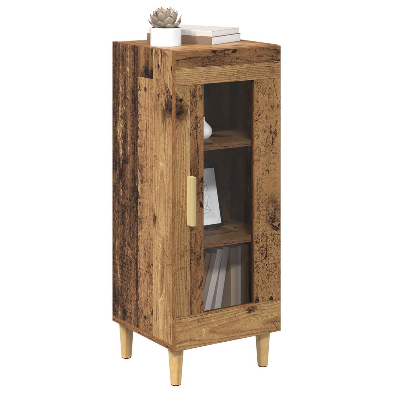 Πλαϊνό γραφείο Παλιό ξύλο 34.5 x 32.5 x 90 εκ. - Pakobazaar