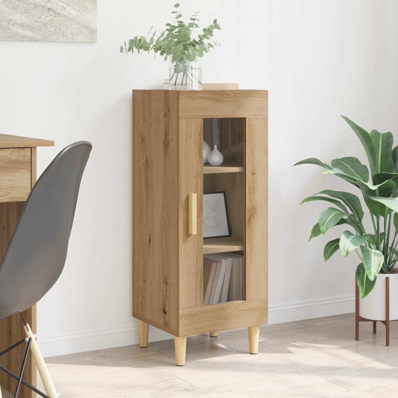Πλαϊνό γραφείο Artisan Oak 34.5 x 32.5 x 90 εκ. - Pakobazaar